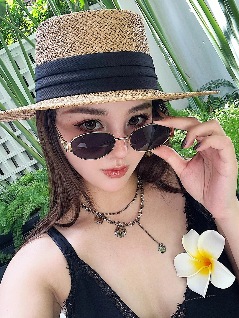 【穆热粉丝专属】美式复古墨镜女高级感