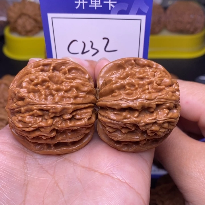把件文玩核桃41四座楼c232