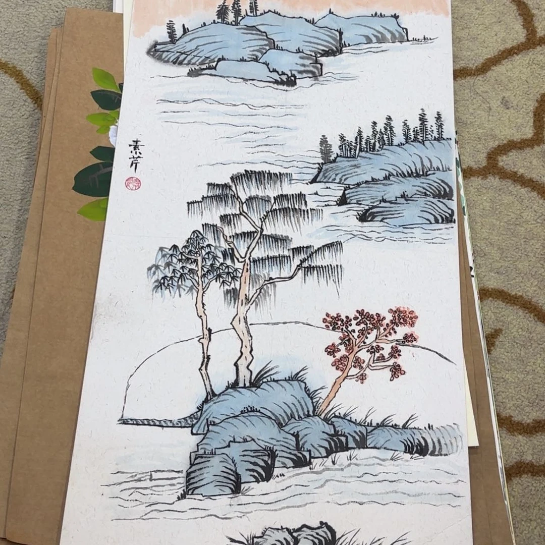 国画33-66卡纸作品艺