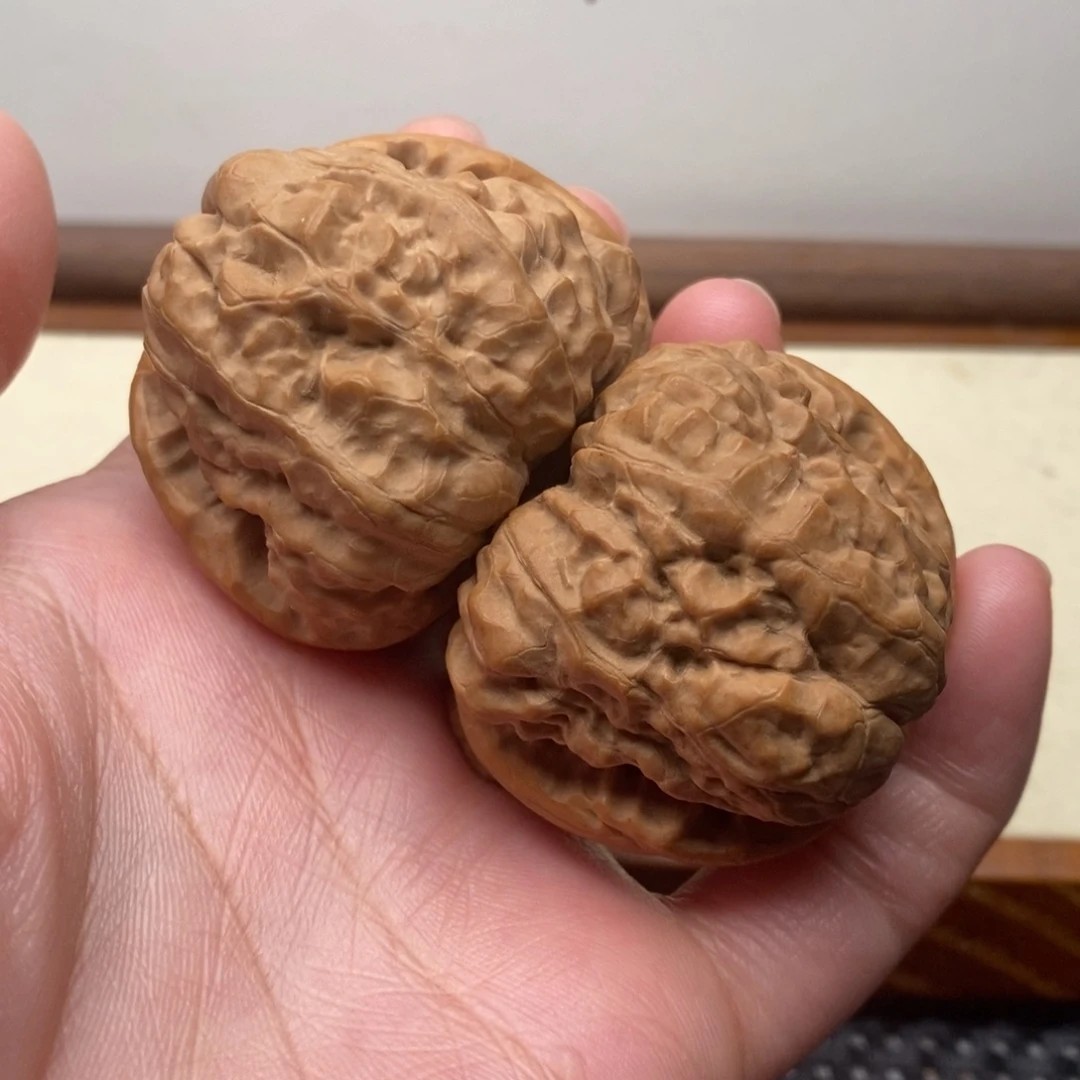 文玩核桃把件边43左右