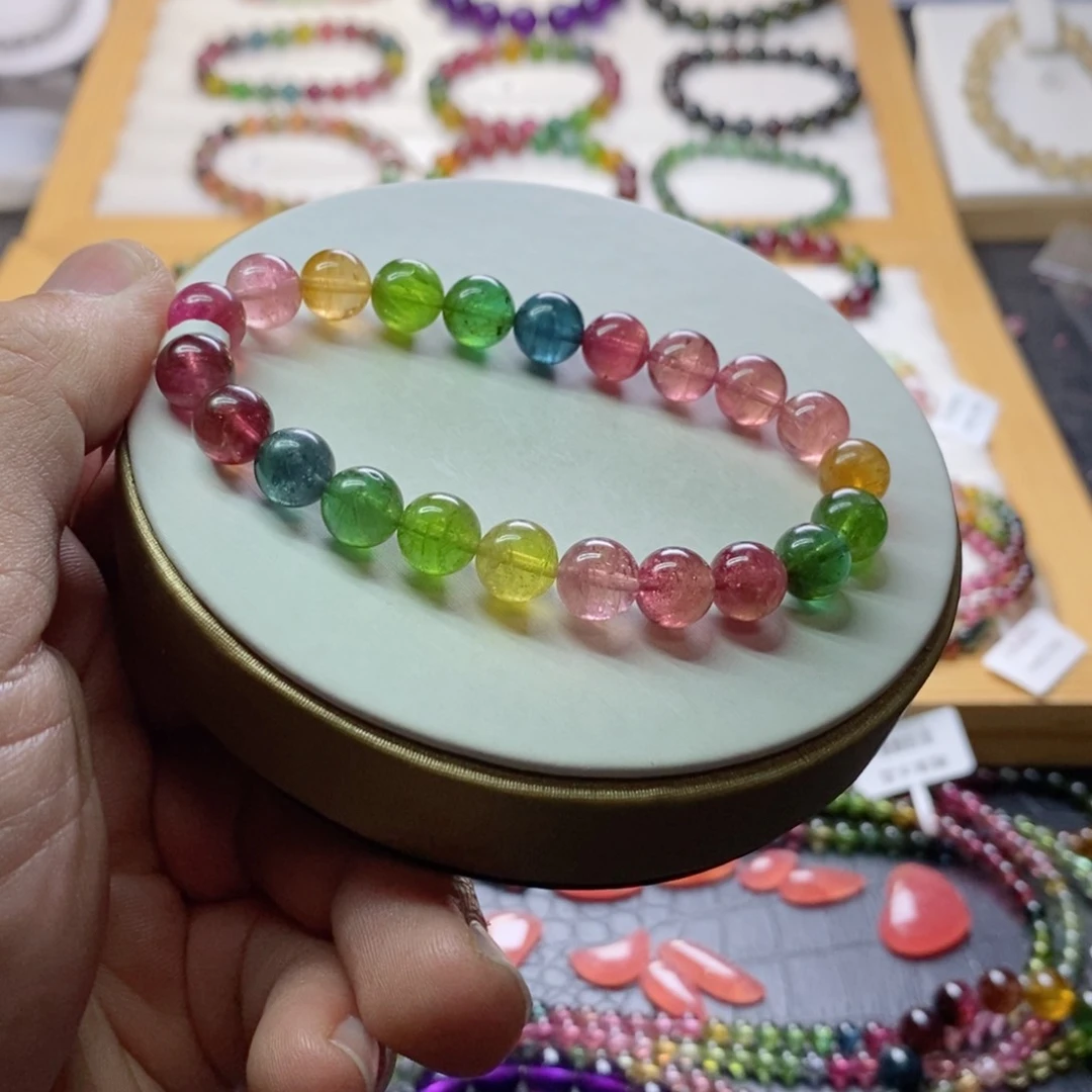 碧玺碧玺手链未镶嵌