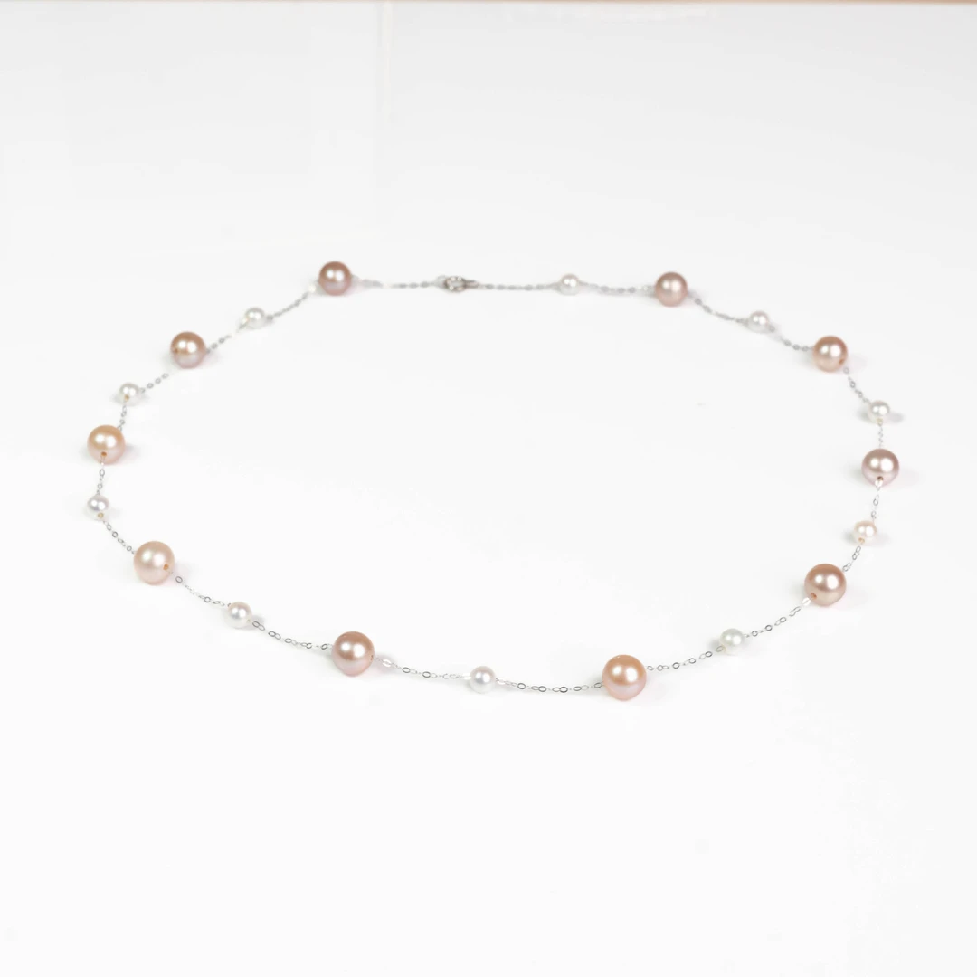 【大D】混彩满天星设计款定制项链/4-7MM