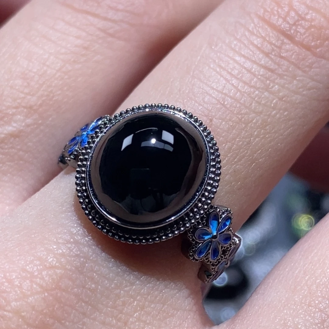 翡翠18K金镶嵌戒指