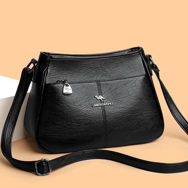 女包斜挎包2024时尚新款单肩妈妈包百搭大容量中老年婆婆包