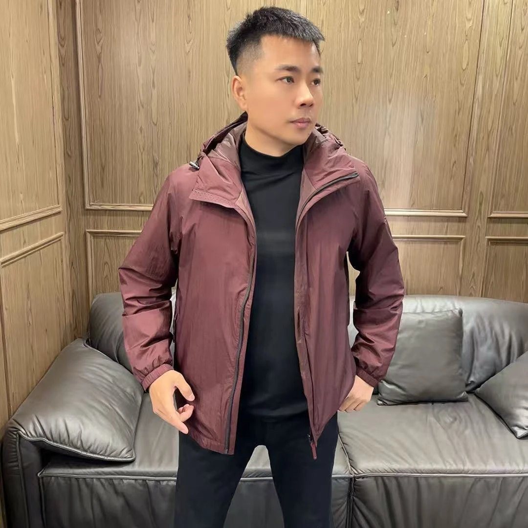 提瑞25秋冬新款25814商务休闲男款连帽棉服外套 上衣简约百搭