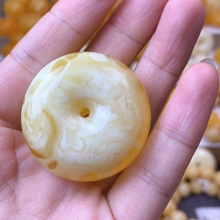 琥珀未镶嵌手链天然无优化琥珀蜜蜡