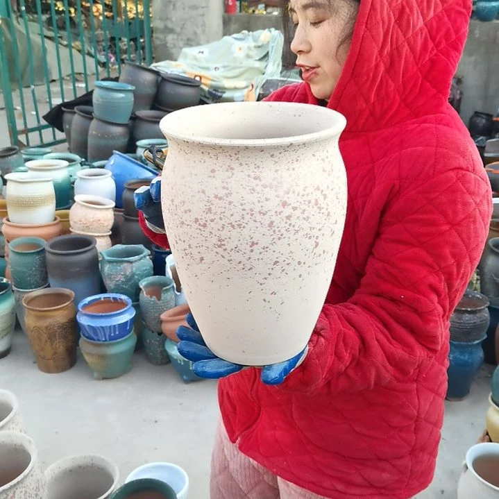 红陶口20高29瑕疵