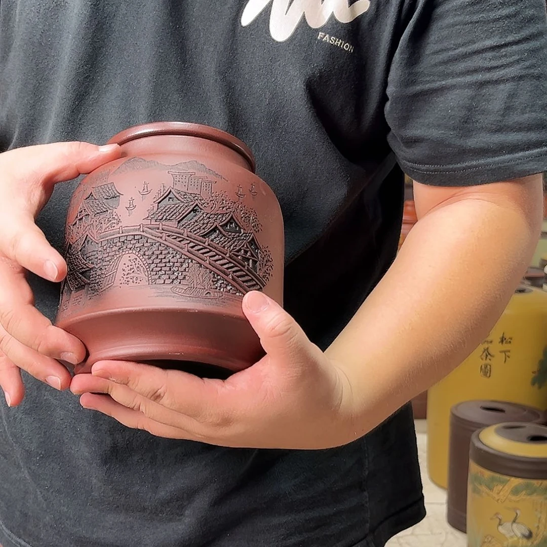紫砂茶叶罐茶叶罐