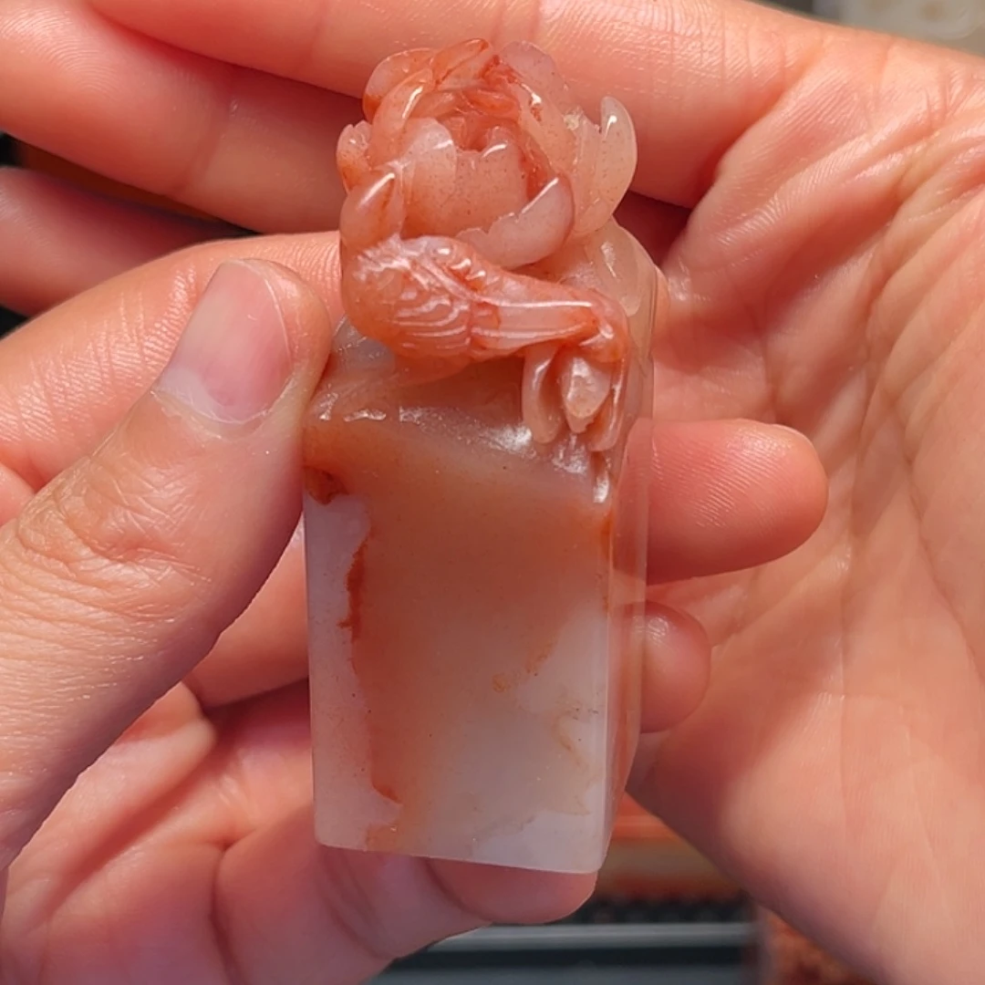 寿山石印石这么大个人都有