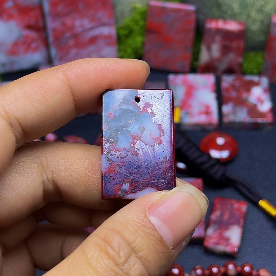 天然辰砂朱砂吊坠