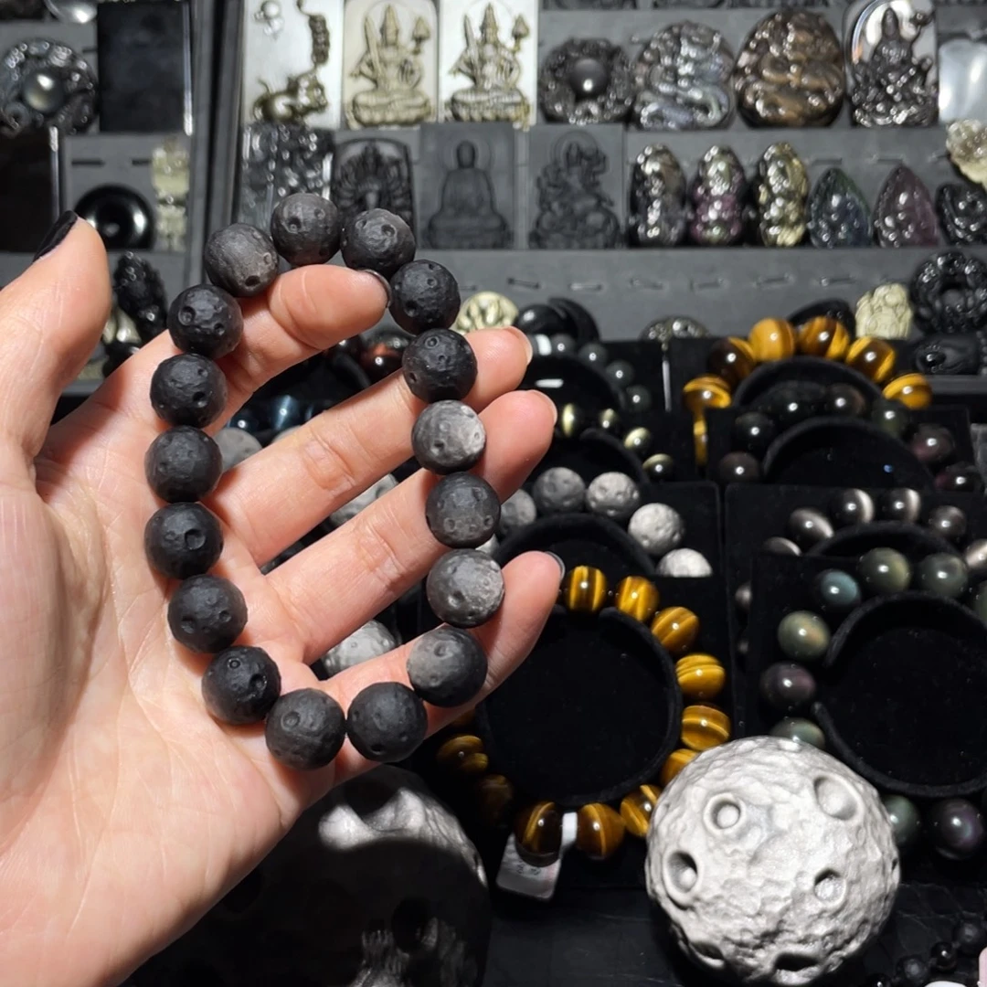 财****黑曜岩未镶嵌珠宝奇石