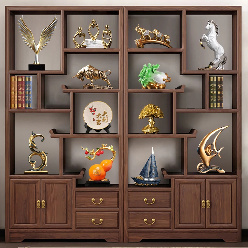 MANTA/曼塔新中式老板办公室摆件书柜装饰品柜子工艺品摆设