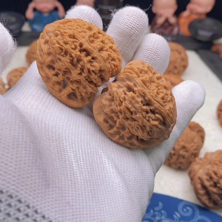 行***水文玩核桃把件文玩核桃