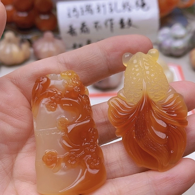 【闪购商品】未镶嵌玛瑙/玉髓珠宝半成品古**雅