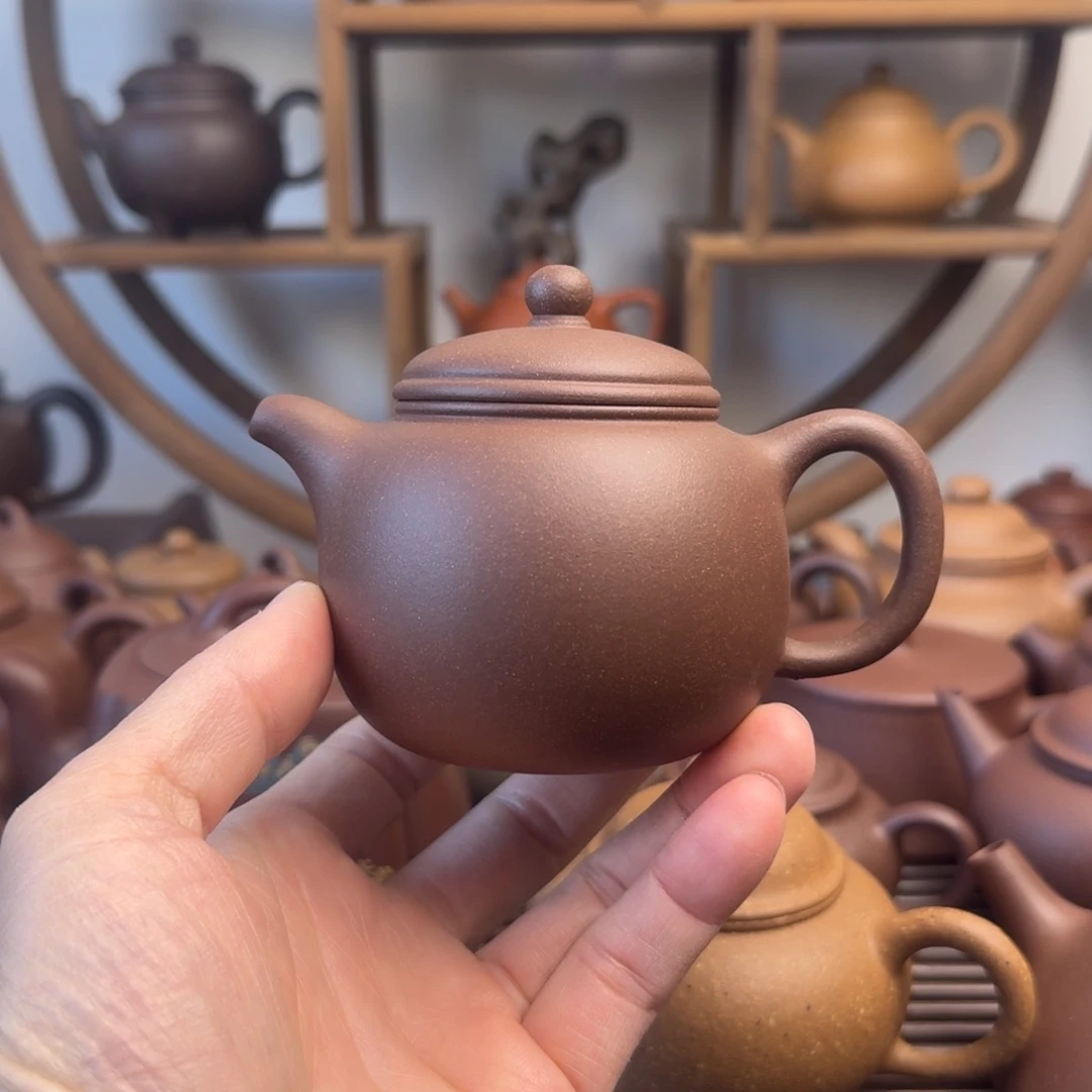 紫砂茶壶匏尊200cc台西嫩底槽清
