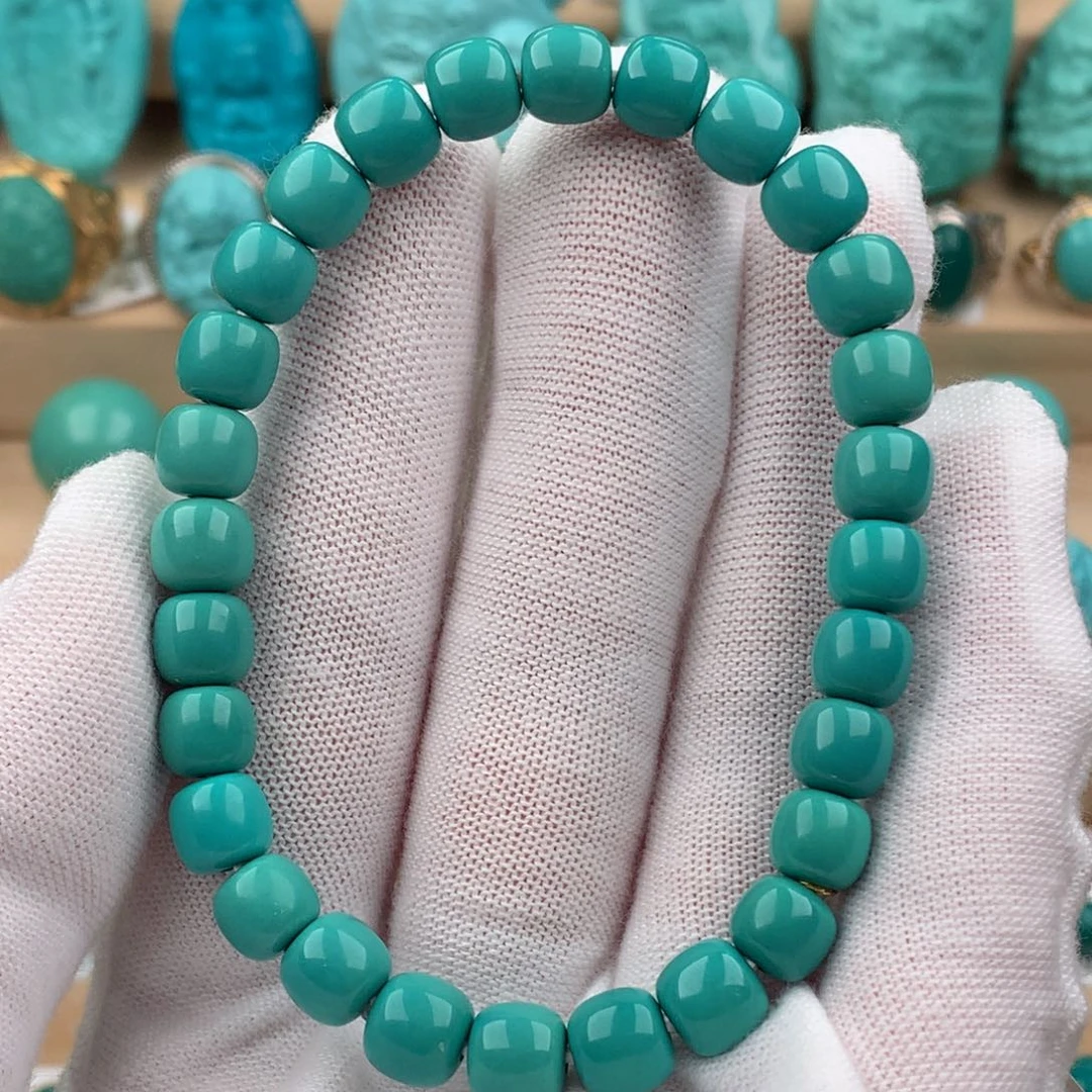 绿松石配饰未镶嵌单圈卡7