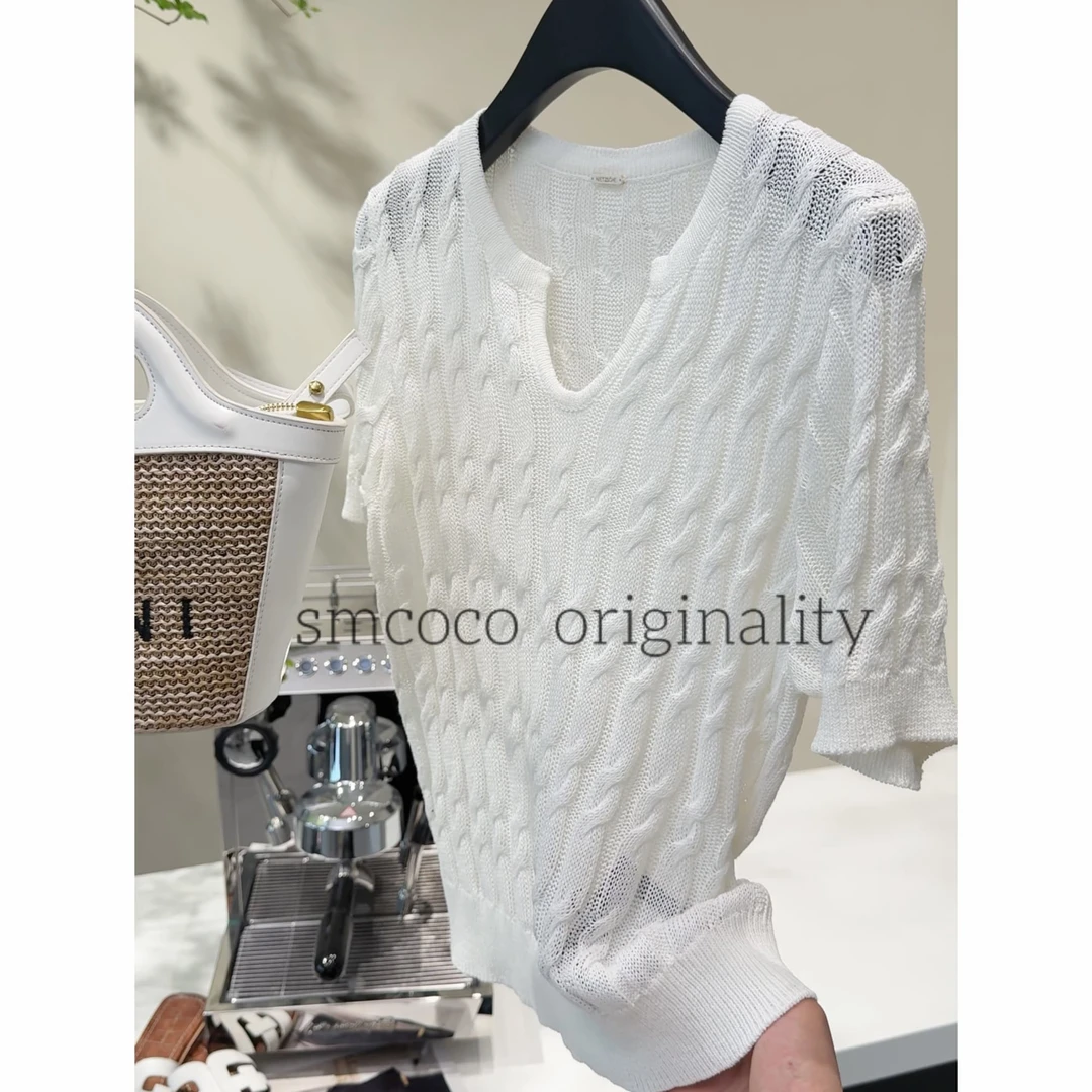 【重磅新款】松弛感麻花休闲减龄洋气时尚气质百搭针织衫ZG0610