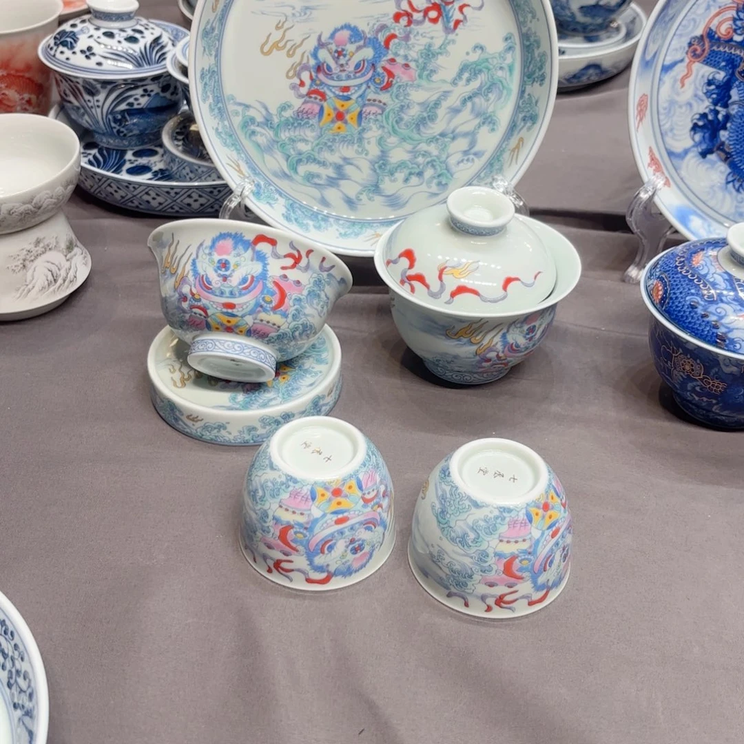 摆件野***车景德镇陶瓷学院