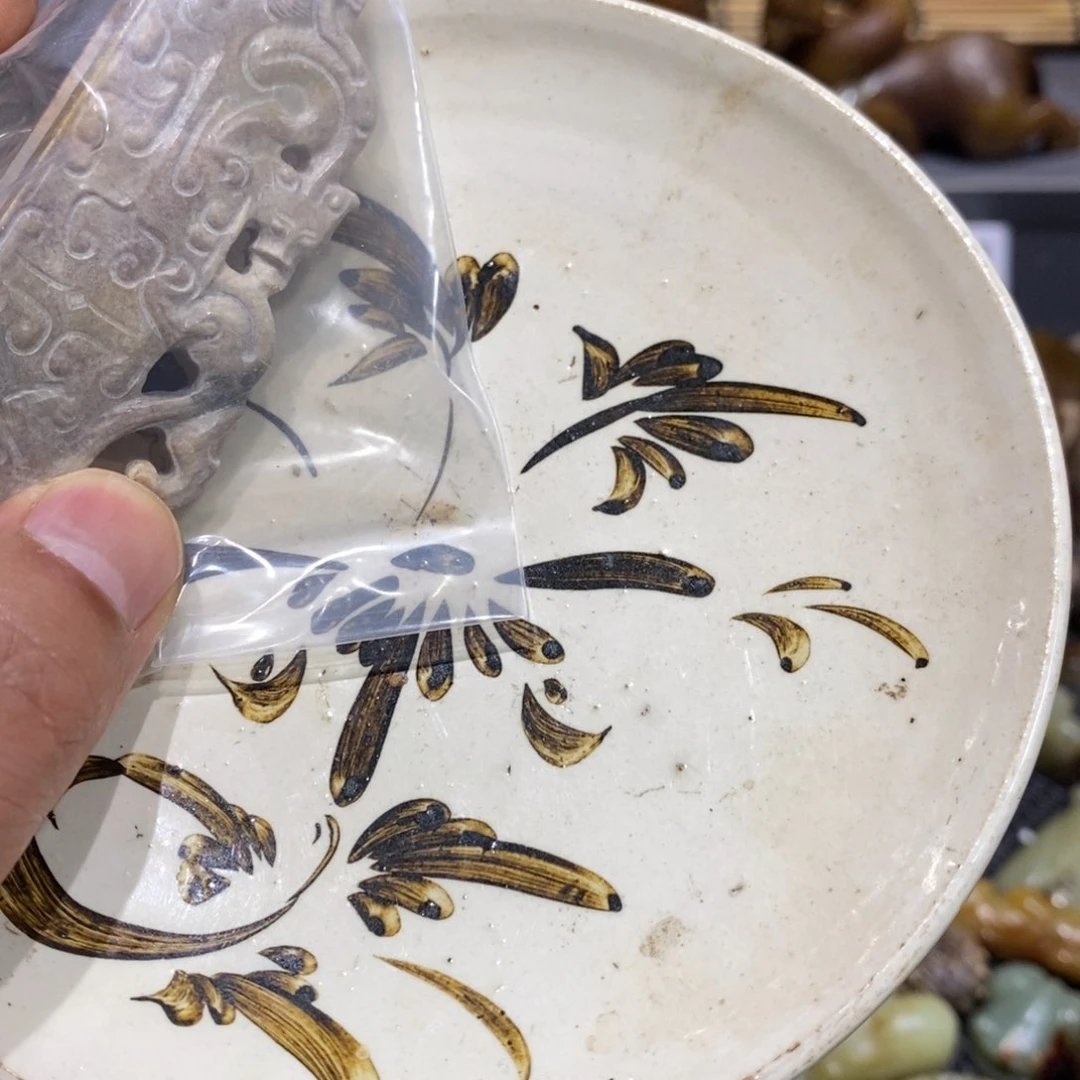 瓷片似**年白底印花好物推荐