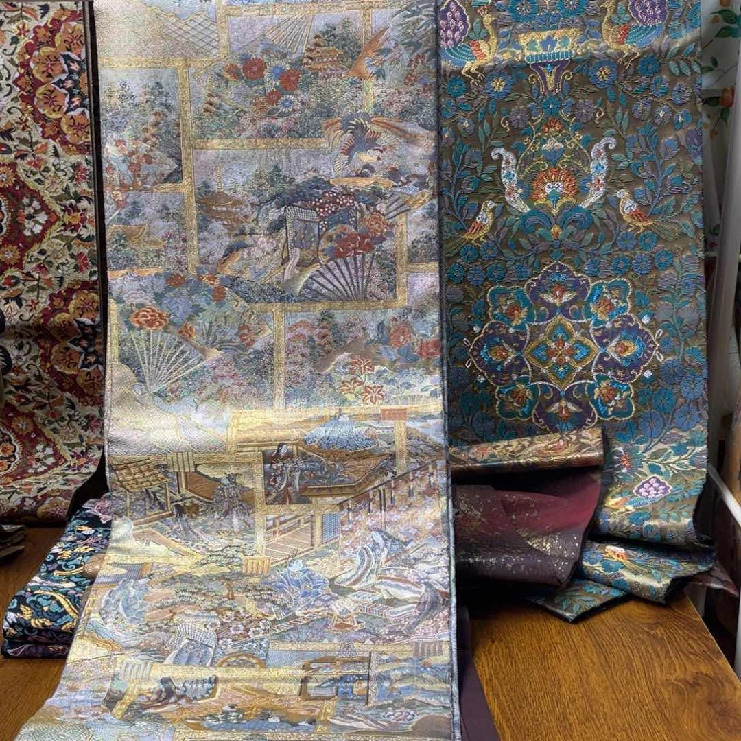 织绣金织丸带丸带