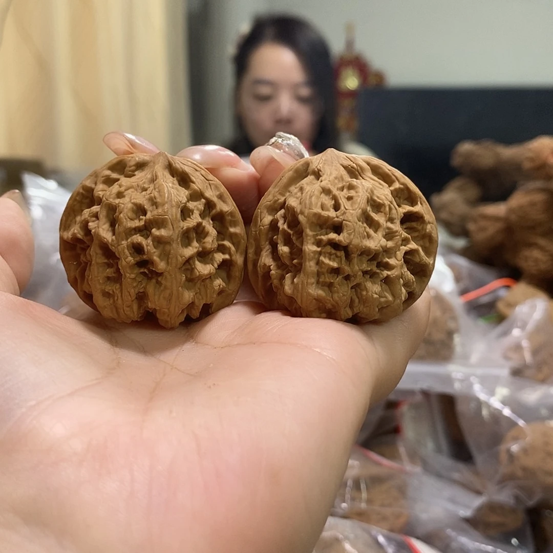 把件文玩核桃39野牛