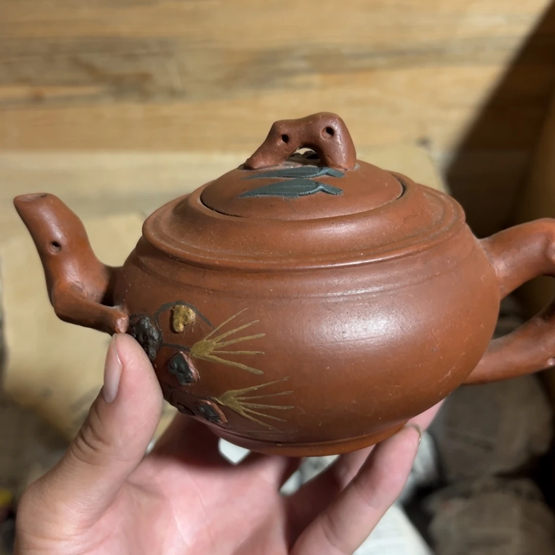 茶壶紫砂老厂紫砂壶一件！