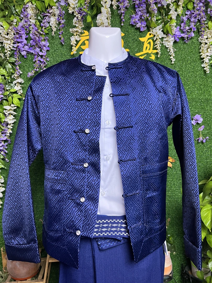 民族服装傣装高端面料上衣外套（下单需联系客服定做15天）