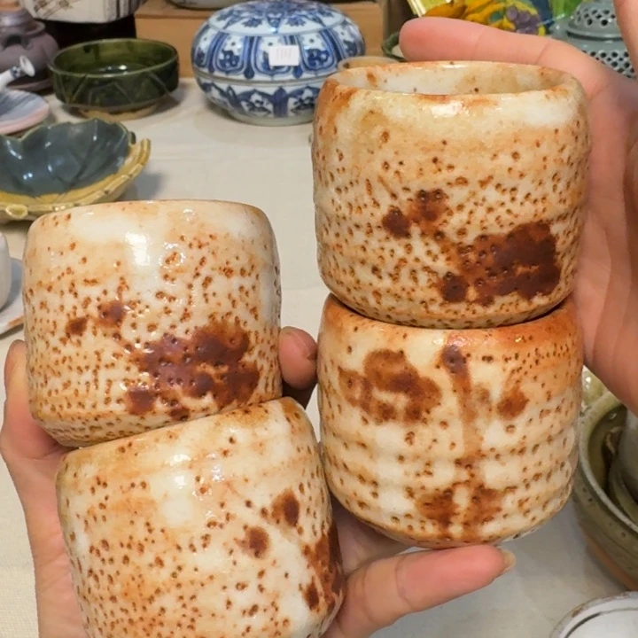 沁色的四个杯子好看的
