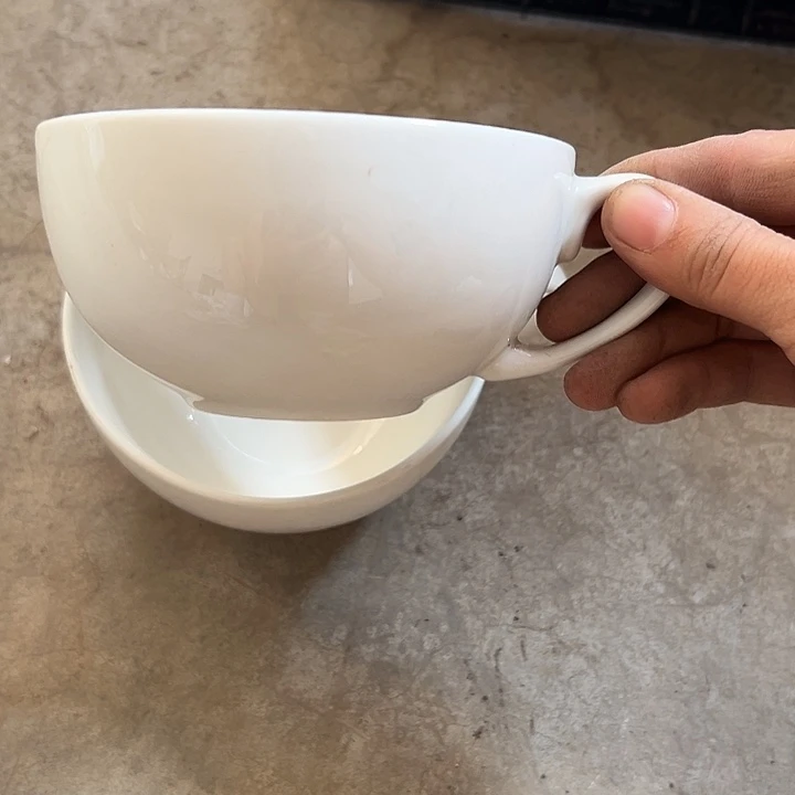 国营尾货骨瓷茶杯4.5高