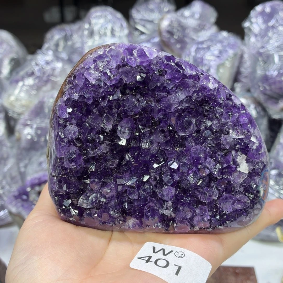 紫晶摆件未镶嵌紫水晶