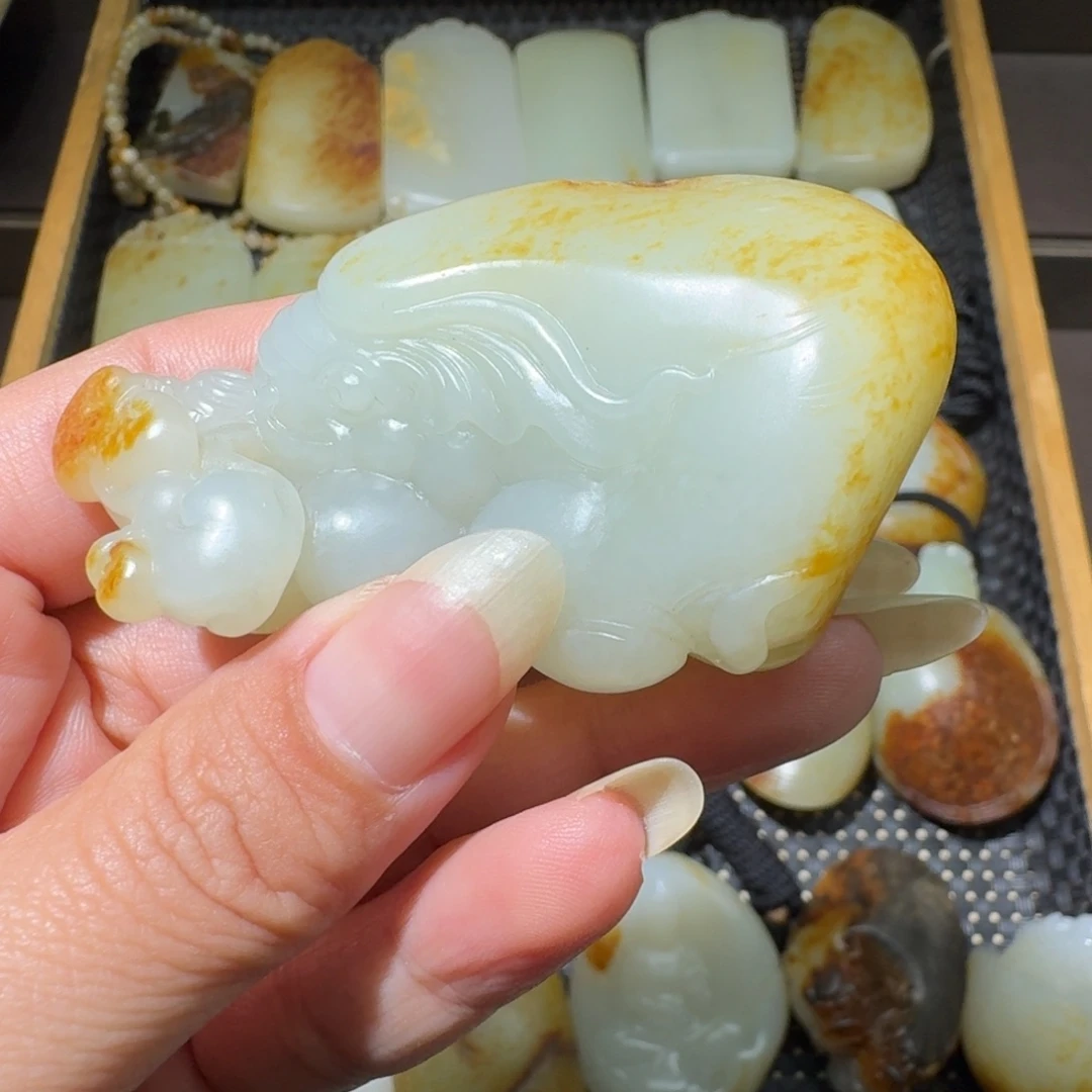 吊坠(不含链)未镶嵌和田玉