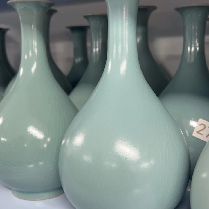 陶摆件原产地原矿釉汝瓷