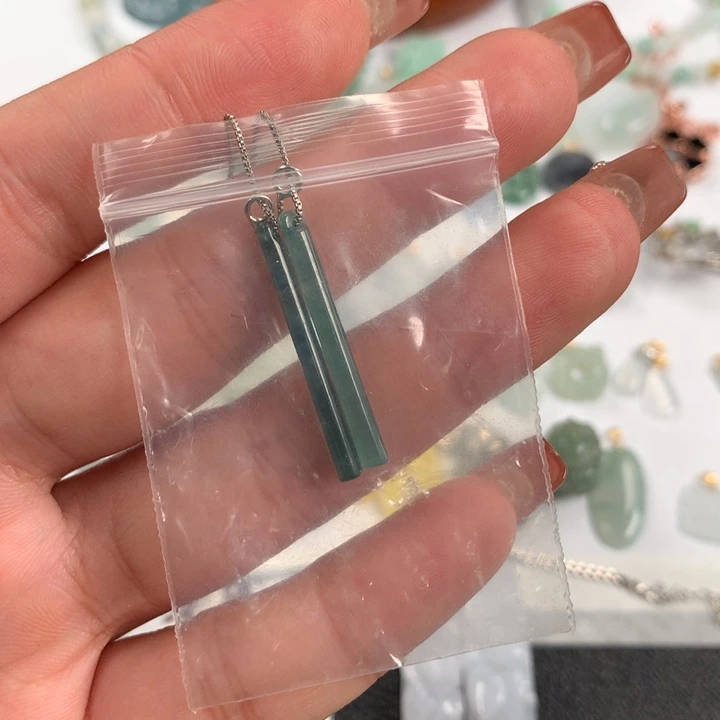 翡翠颈饰银S925镶嵌傲****?耳线