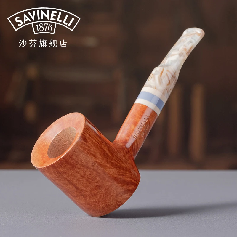 沙芬烟斗萨索岩石系列光面石楠木烟斗311锤子斗大力水手斗型