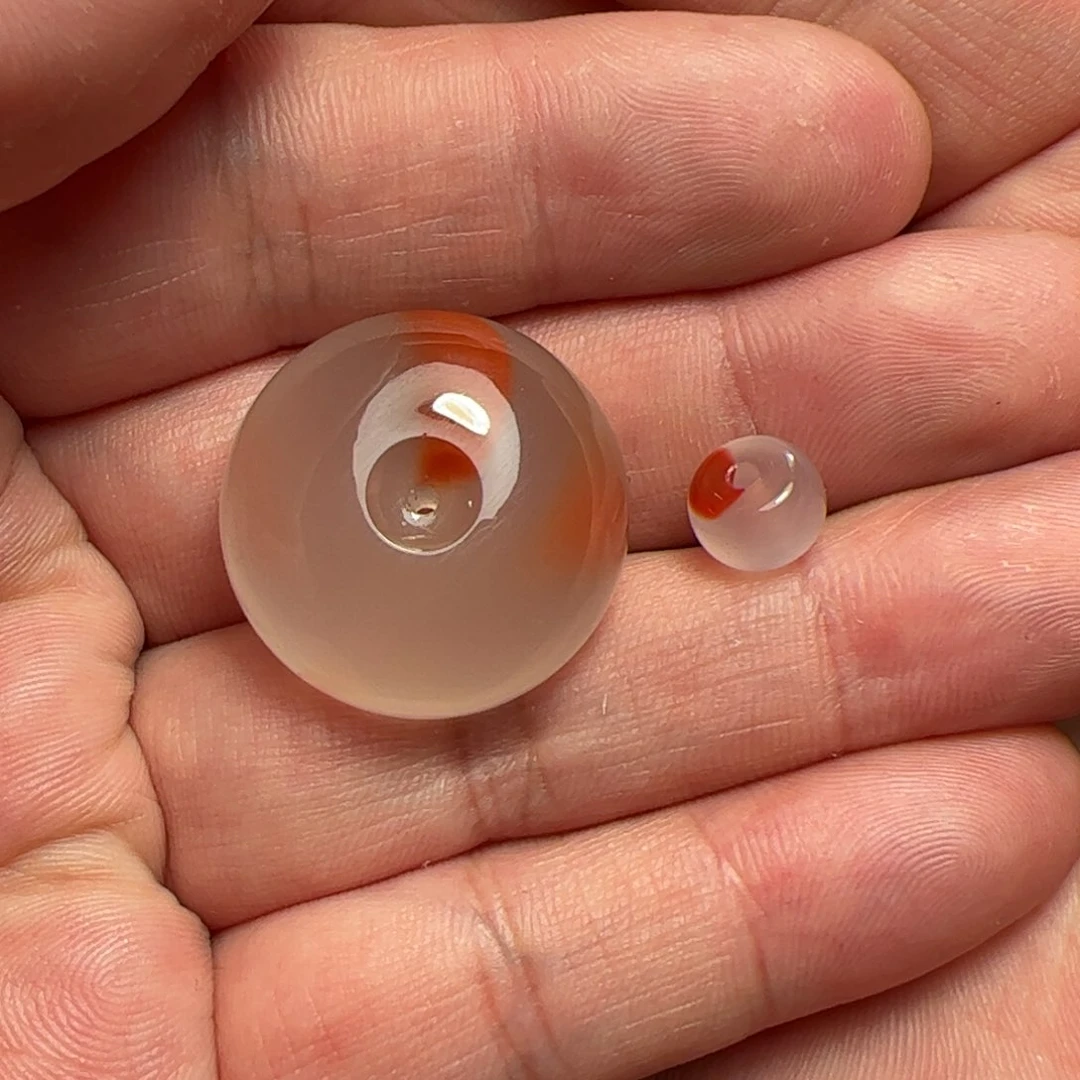 南红玛瑙平安扣未镶嵌水**叶