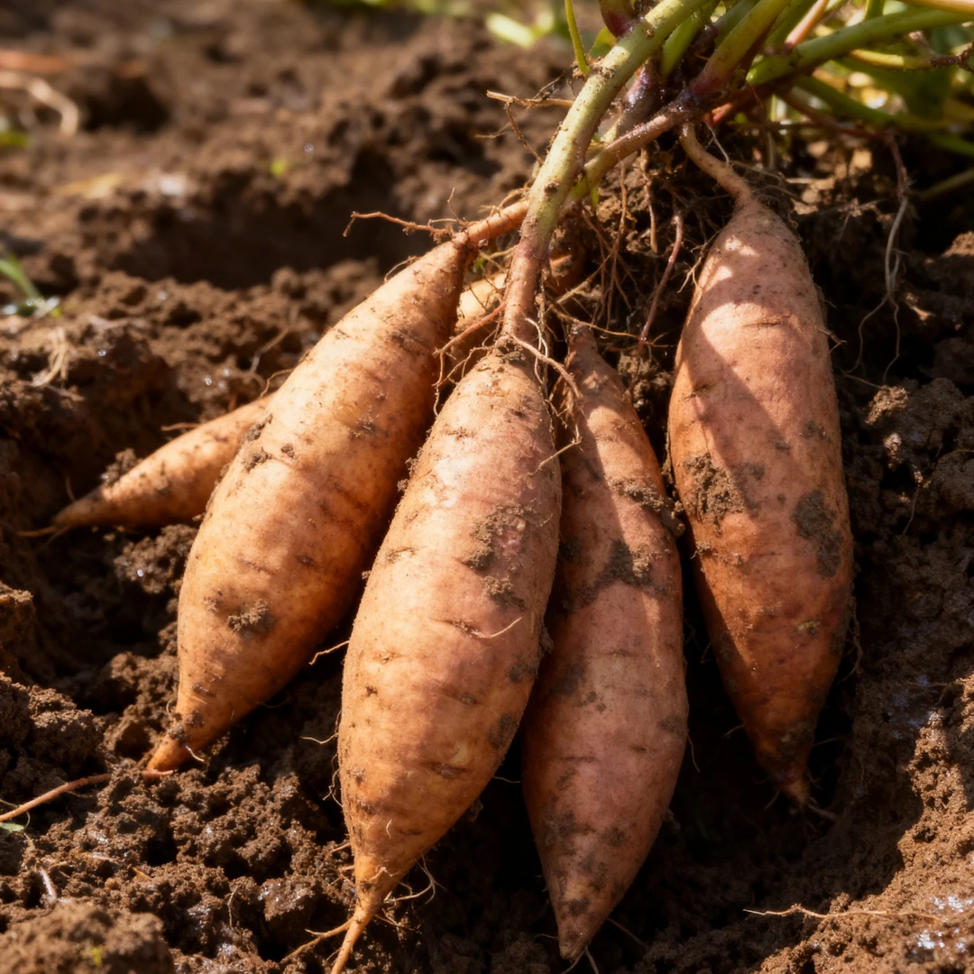 黄瓤水晶薯面甜香糯黄皮黄心蜜薯香蕉薯（纺锤形易折头介意慎拍）