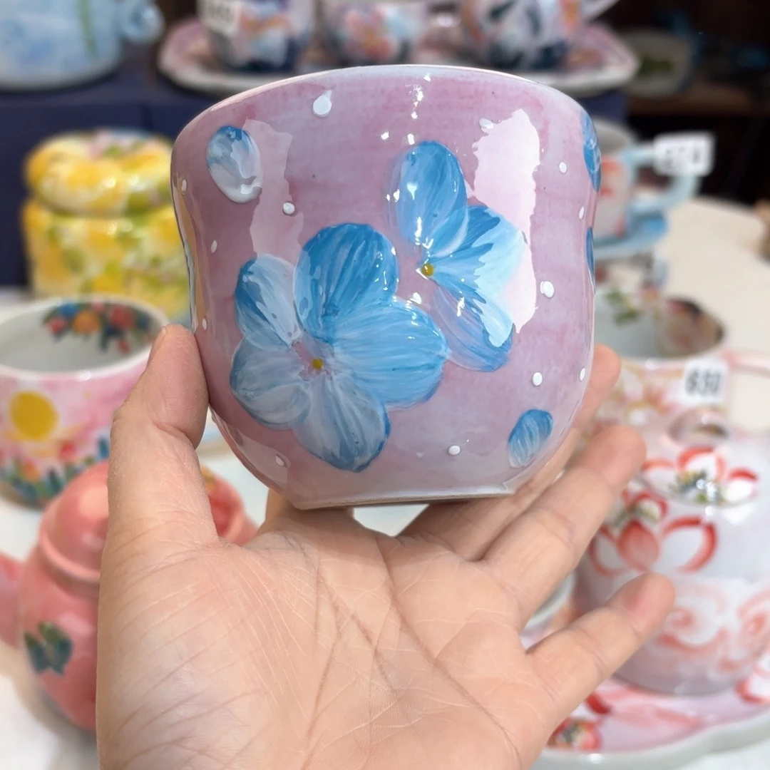 景德镇手绘高温釉下彩陶瓷茶具