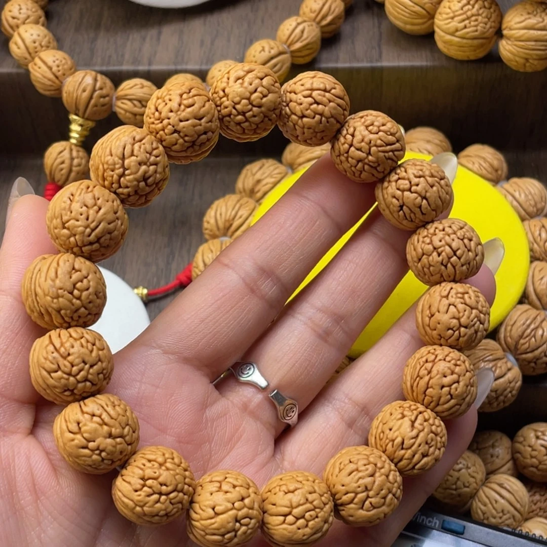 桃核手串杨*雨野生铁扇