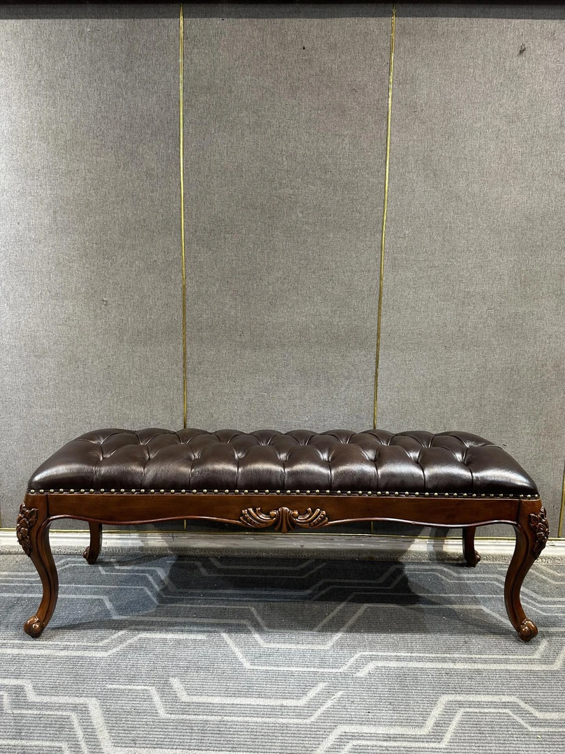 cwd121 床尾凳 1360*470*490美式复古家用 坐具