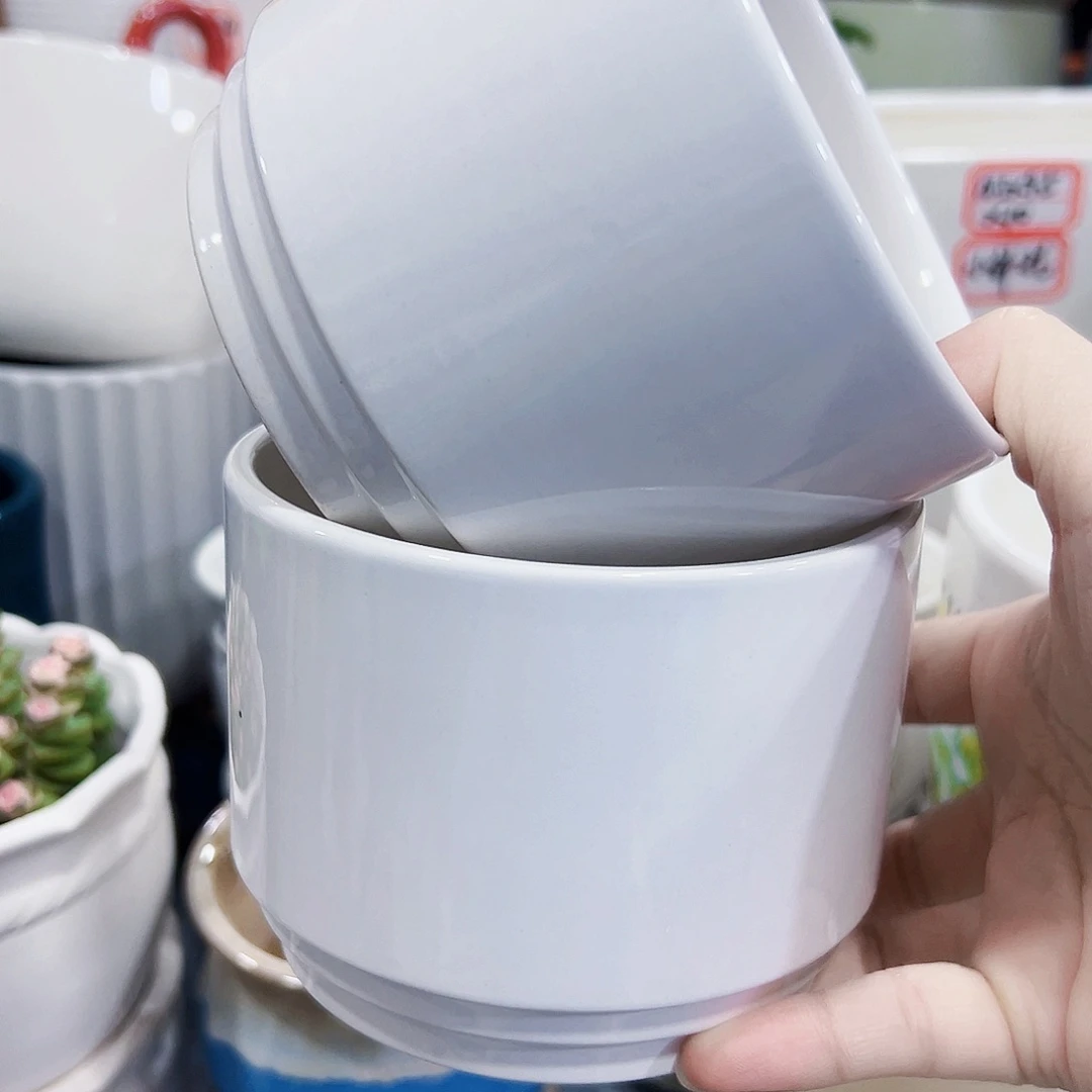 外贸尾单陶瓷花盆凑单10米包邮