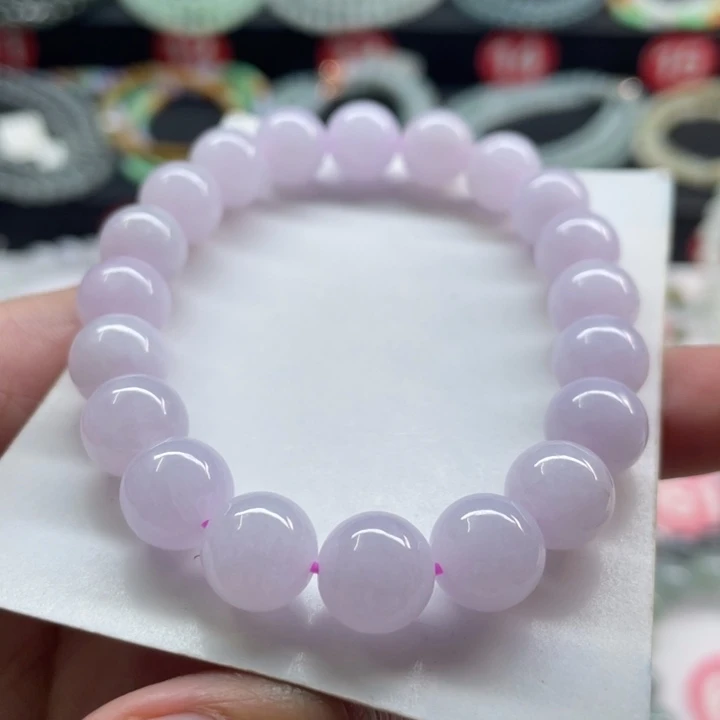 未镶嵌手链翡翠卡9.9有纹裂