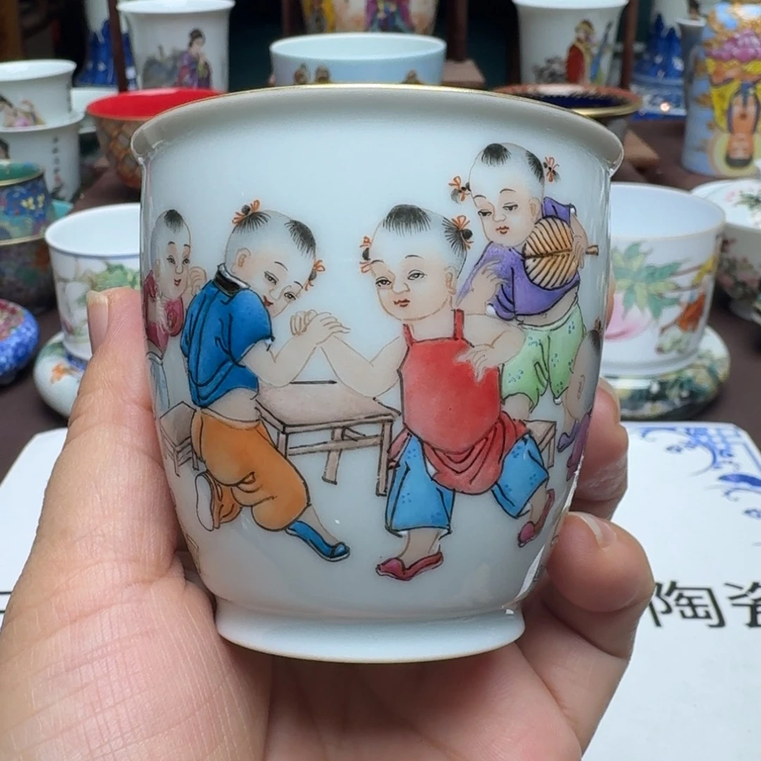 景德镇手工手绘展示