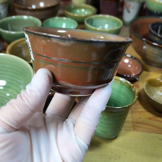 瓷片磁州窑五厂盘碗壶杯有瑕疵