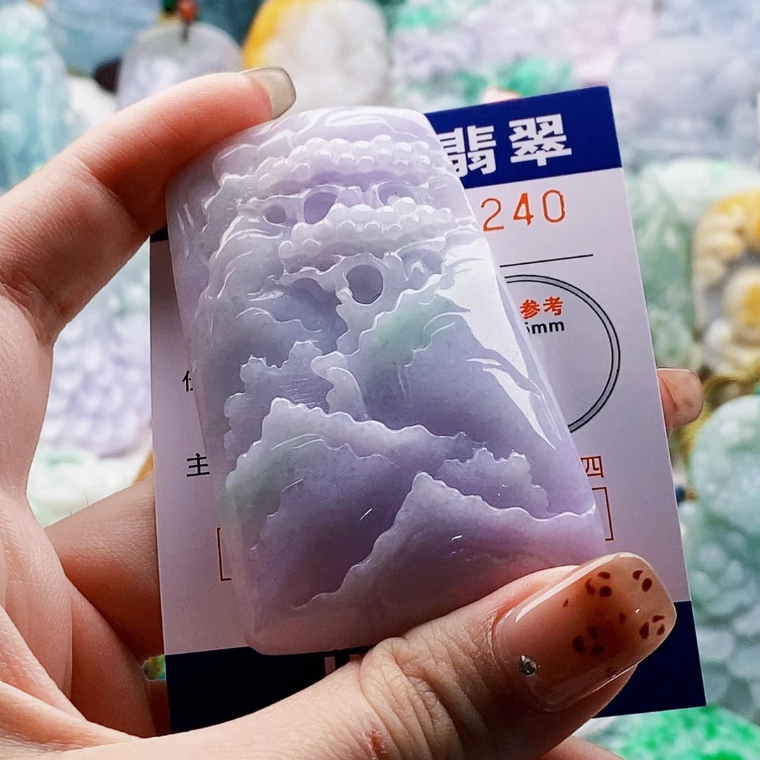 用***3翡翠未镶嵌吊坠(不含链)