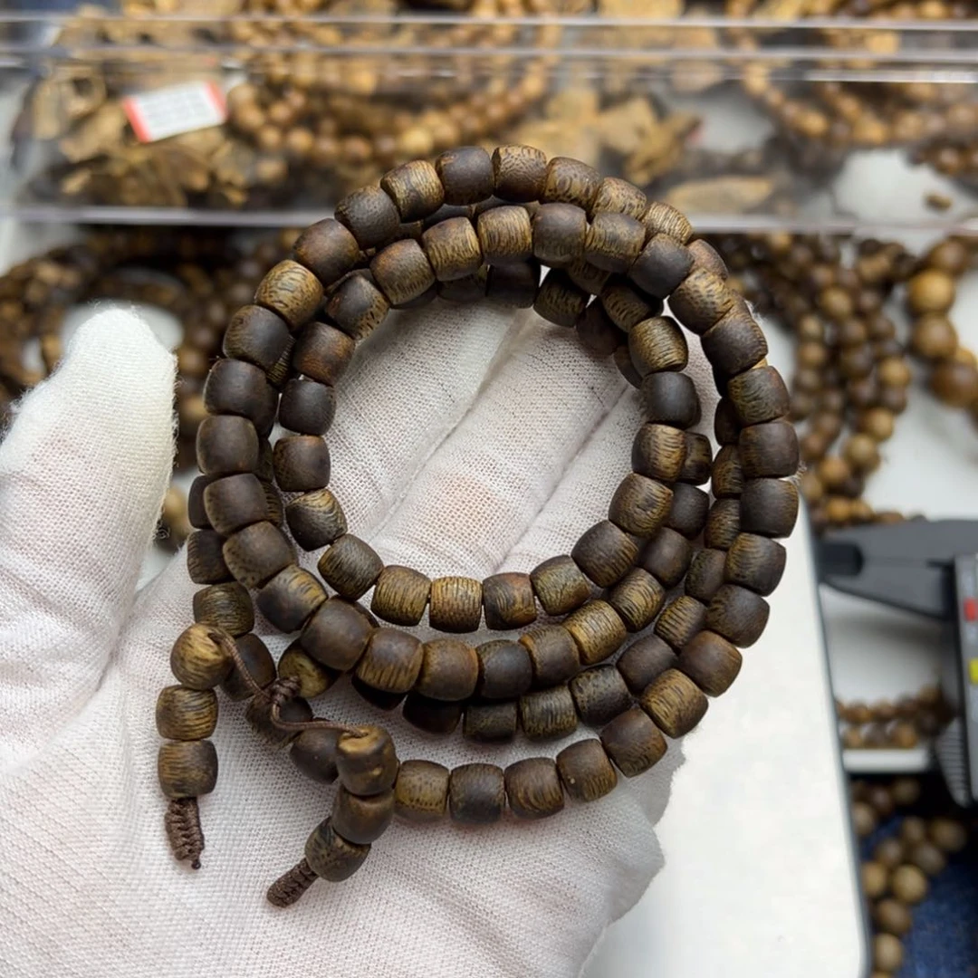 沉香沉香碎屑金沙叶九九沉0.78/25g➕鼓珠多圈