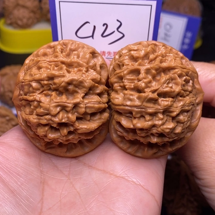 文玩核桃把件51官帽c123