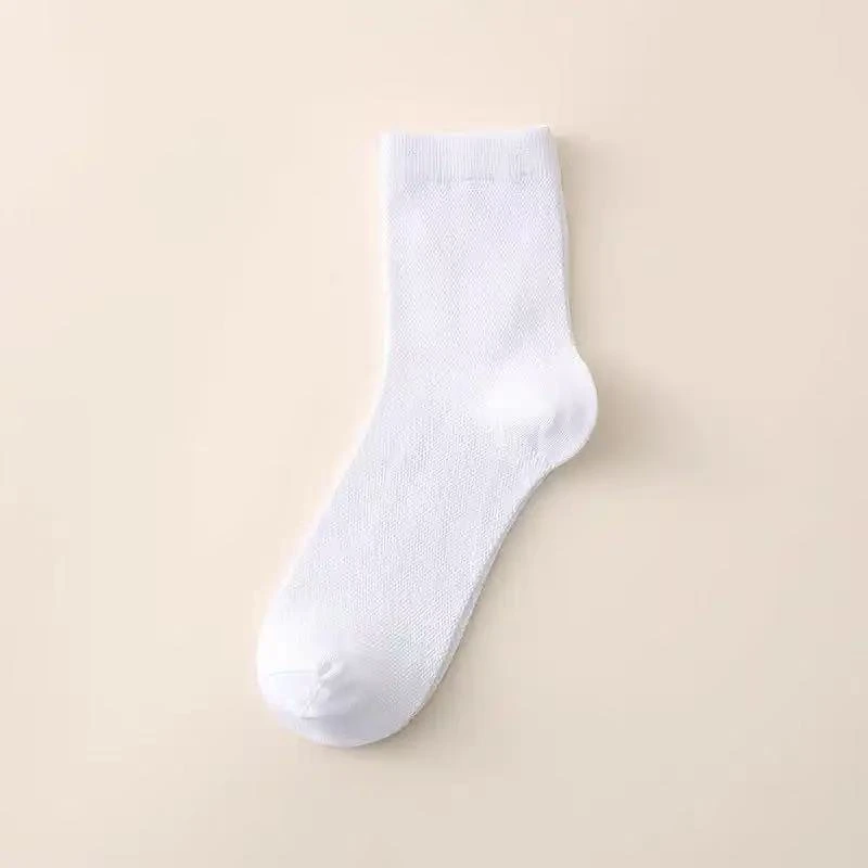 袜子夏季新款女袜女士中筒薄款网眼棉袜柔软