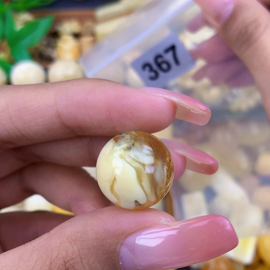 未镶嵌蜜蜡珠宝奇石17粉