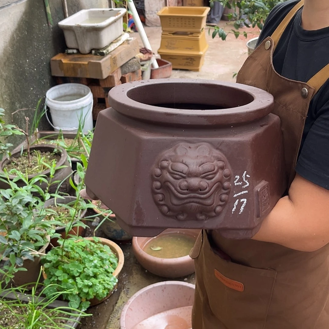 紫砂花盆盆景艺术