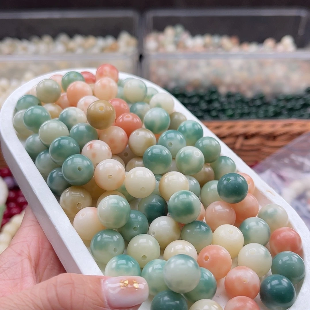 白玉菩提吊坠C/12mm/100+20颗